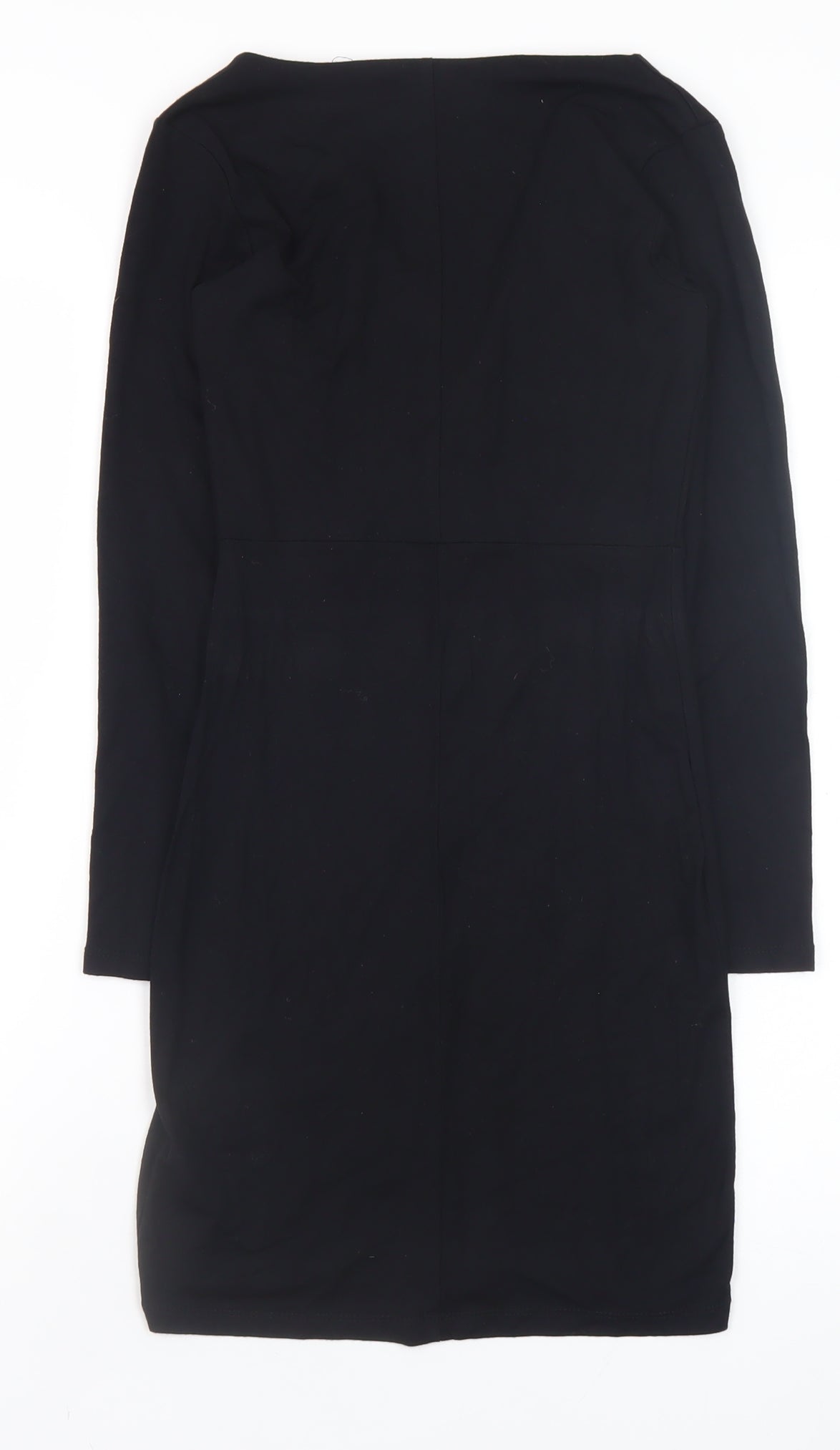 Topshop Petite Women’s Black Bodycon Dress Viscose Blend UK 6