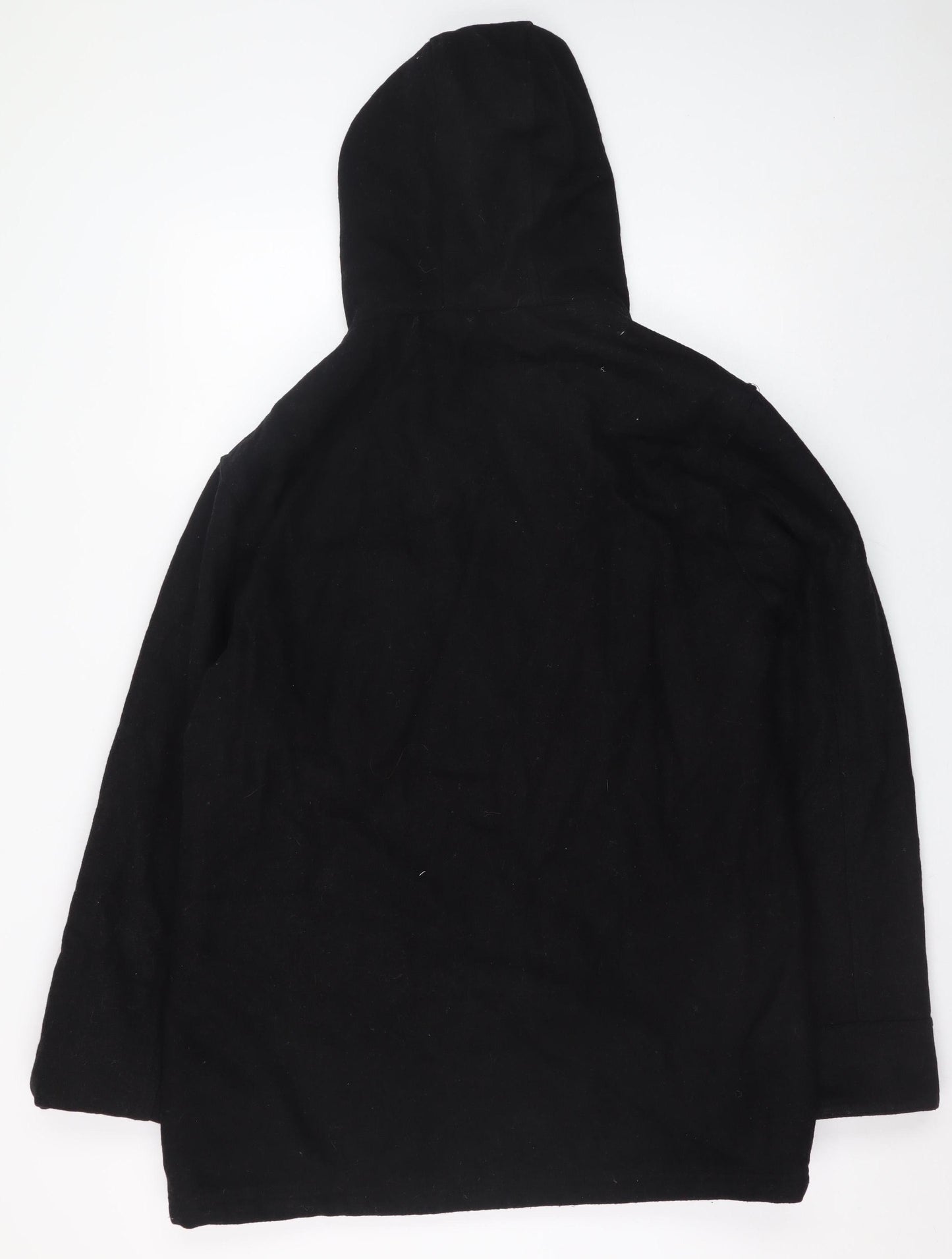 Brave Soul Men's Black Hooded Soft Shell Jacket Size L Regular Fit