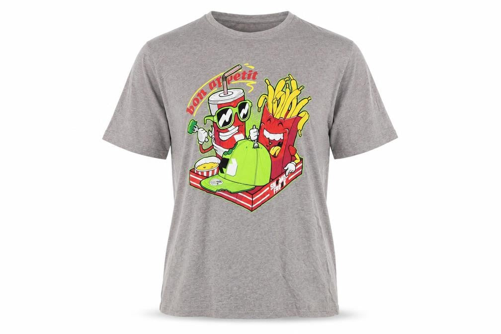 Sneaker Freak Men’s Grey Graphic Bon Appetit T-Shirt M