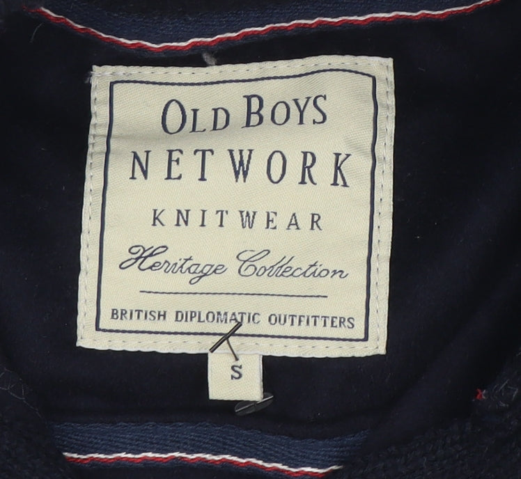 Old Boys Network Men's Black Stand-Up Collar Bomber Jacket Size S
