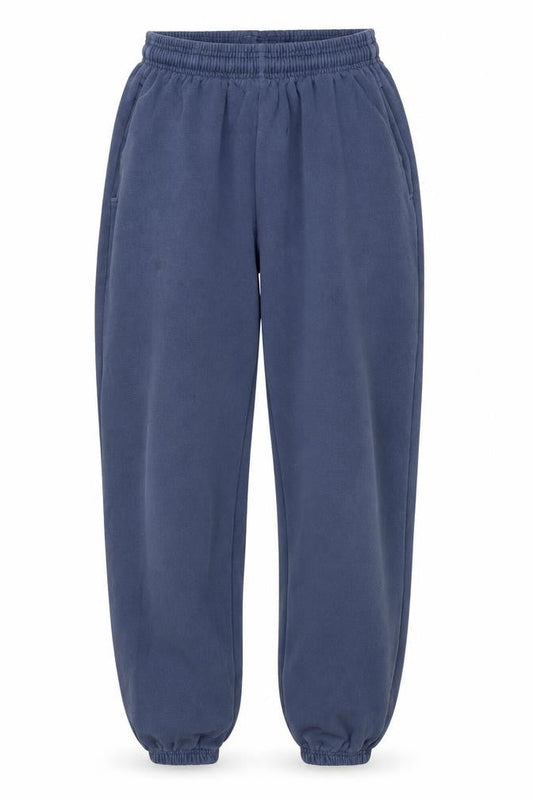 PRETTYLITTLETHING Women Blue UK 10 Jogger Sweatpants 50/50 Cotton Polyester
