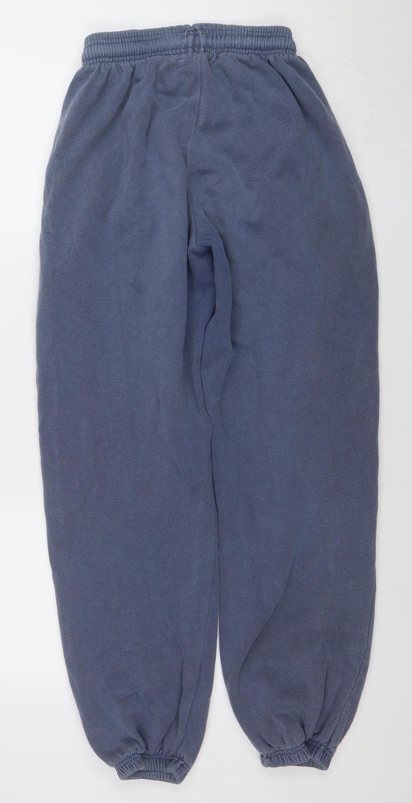 PrettyLittleThing Women Blue UK 10 Jogger Sweatpants 50/50 Cotton Polyester