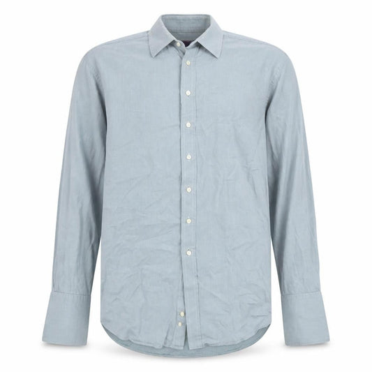 Stephens Brothers Men's Blue 16.5in Cotton Long Sleeve Shirt