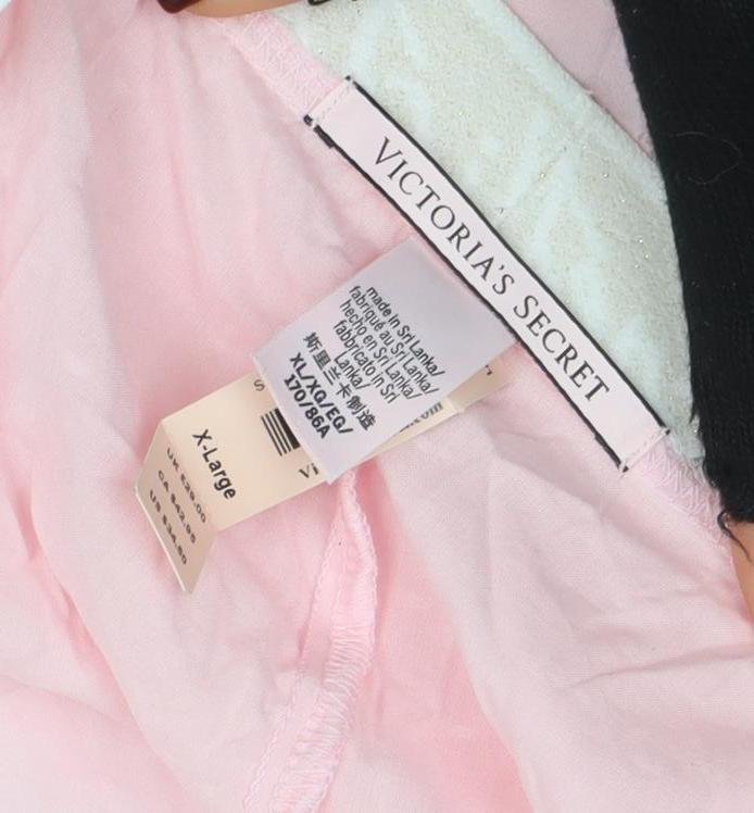 Victoria's Secret Women Pink Ruffle Sleep Shorts XL Lightweight Summer