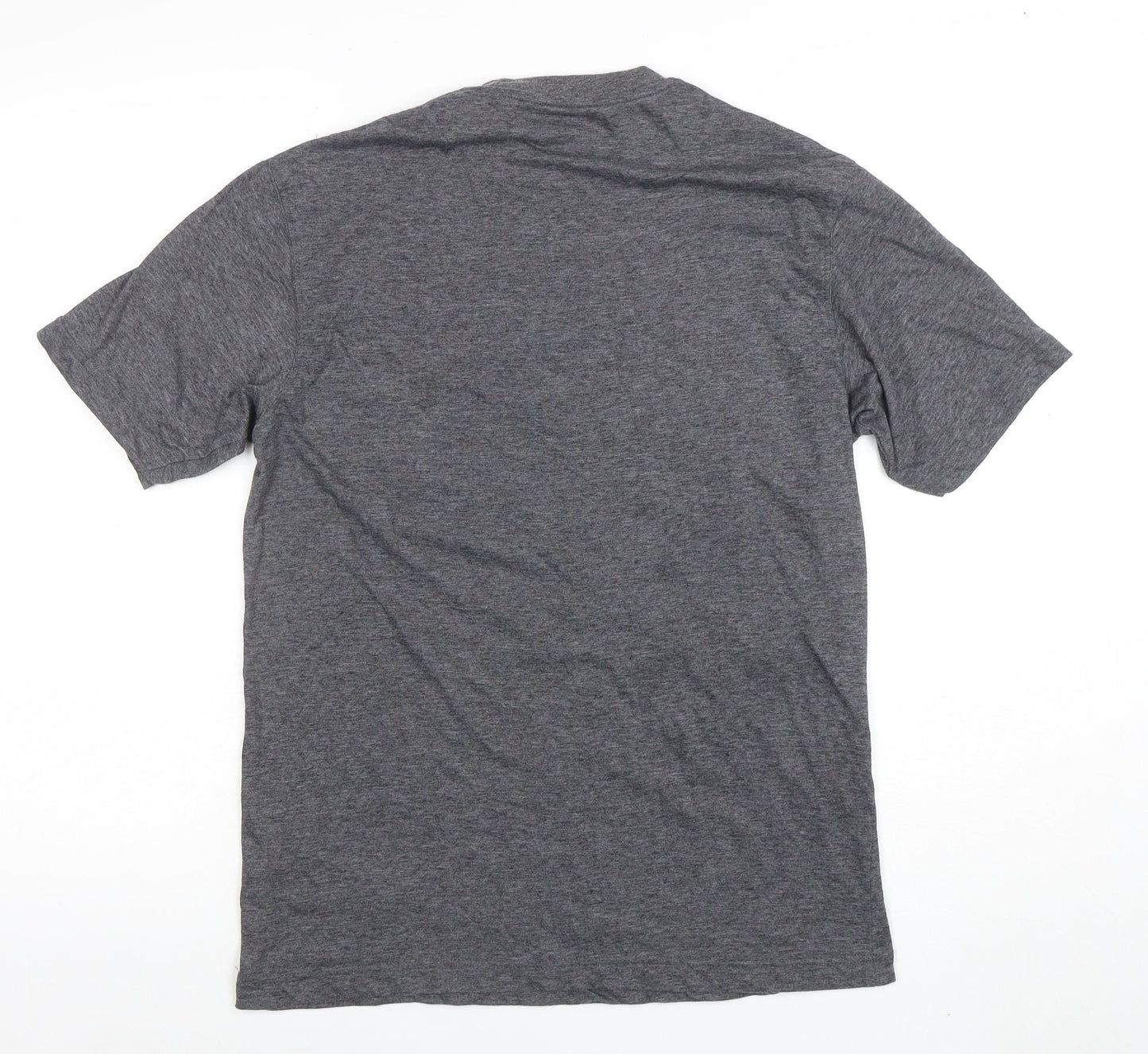 Lee Cooper Men's Grey Speedway Graphic Short Sleeve T-Shirt M