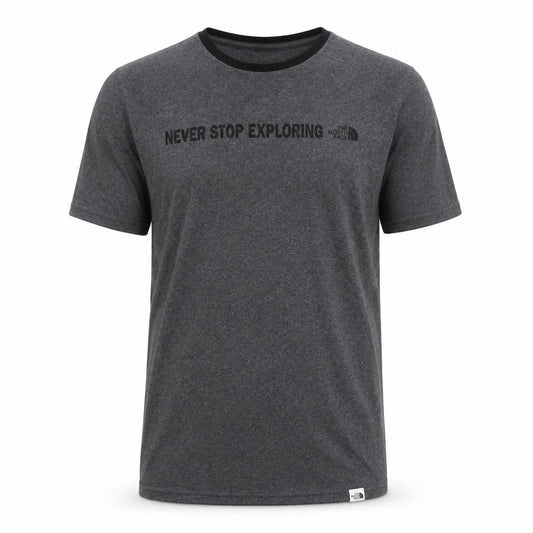 The North Face Men's Grey Crew Neck Regular Fit Outdoor T-Shirt M