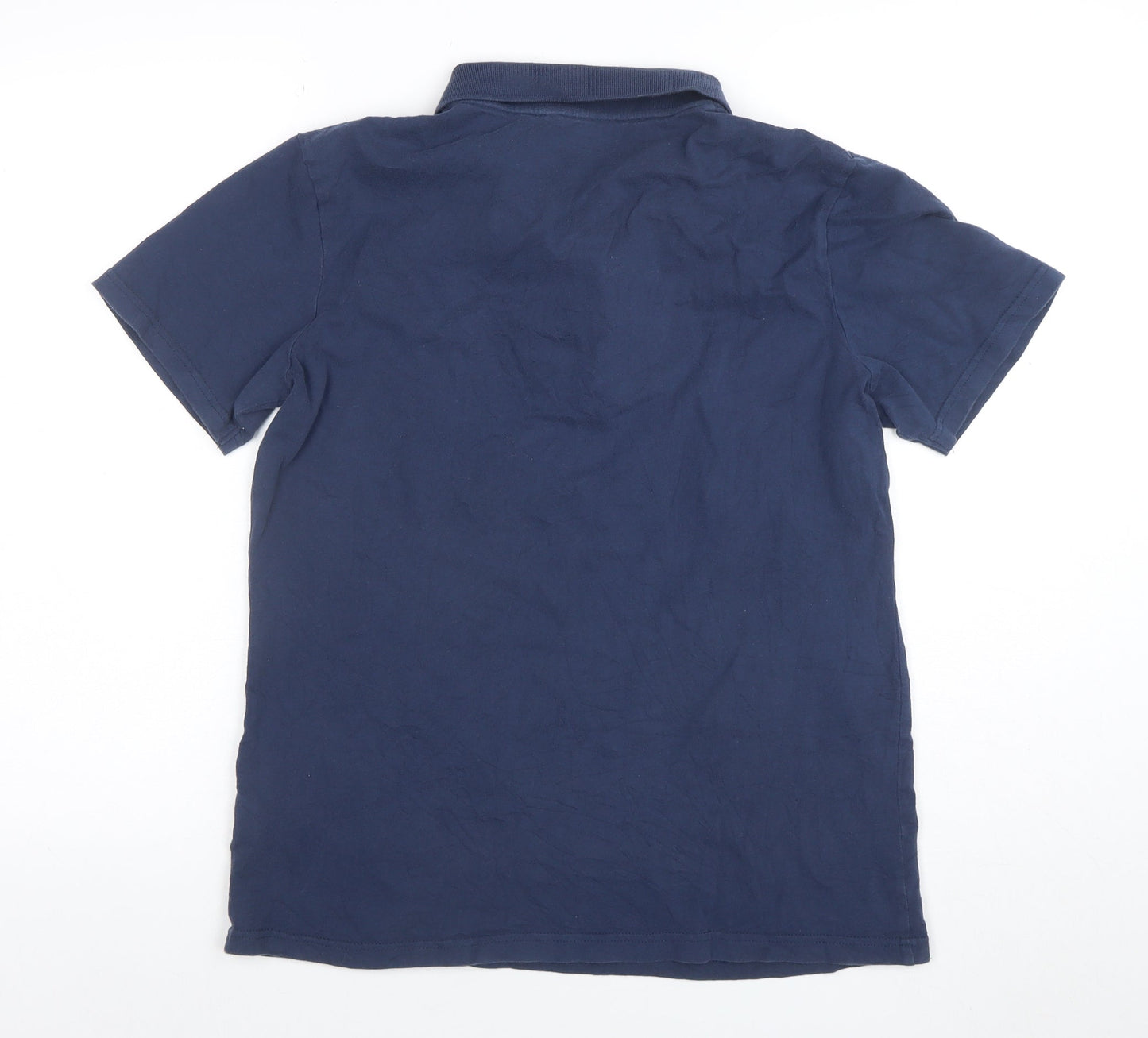 SoulCal & Co Navy Blue Cotton Men's Polo Shirt Size M Classic Fit