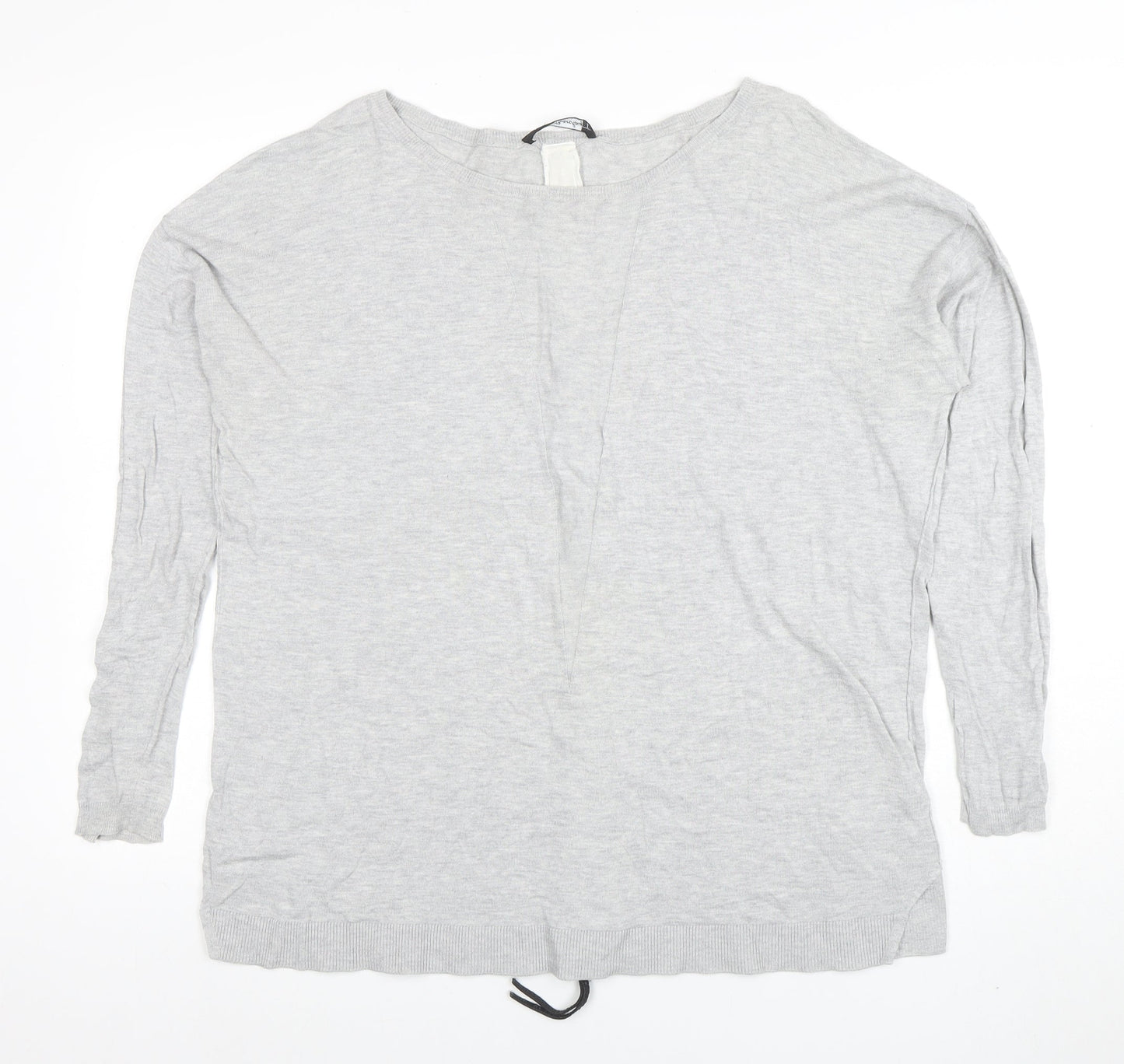 Betty Barclay Women's Grey Zip Knit Cardigan Size L