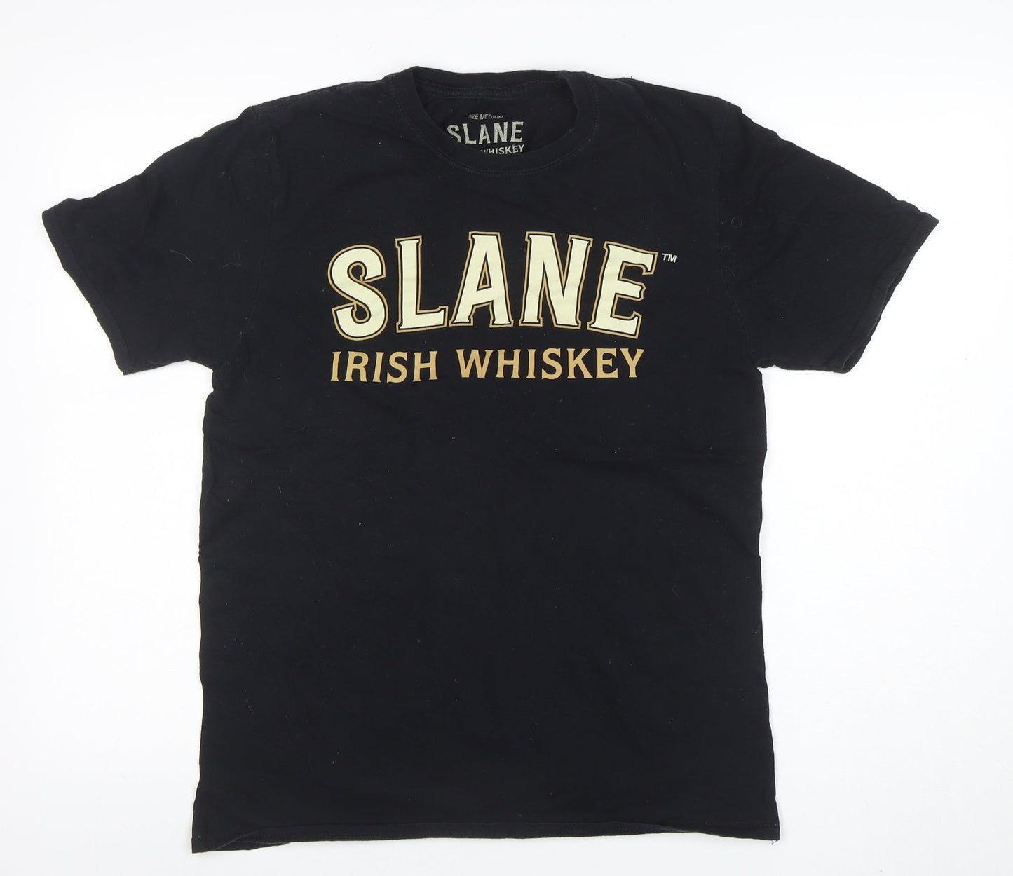 Slane Irish Whiskey Men's Black Medium Graphic Cotton T-Shirt