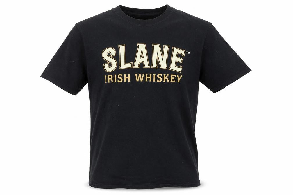 Slane Irish Whiskey Men's Black Medium Graphic Cotton T-Shirt