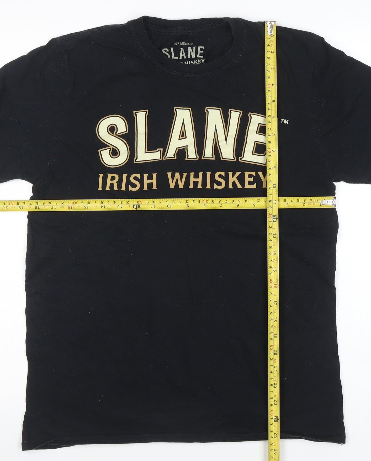 Slane Irish Whiskey Men's Black Medium Graphic Cotton T-Shirt