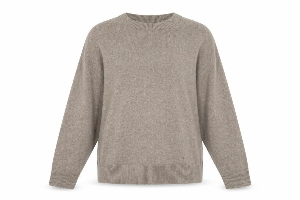 Marks & Spencer Womens Beige V-Neck Knit Pullover Jumper L