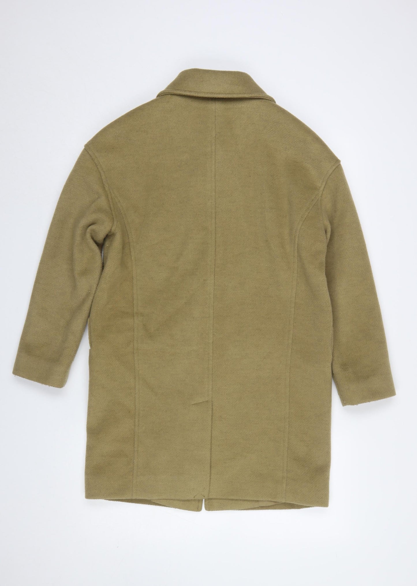 Marks and Spencer Women’s Beige Wool Blend Petite Coat Size 6