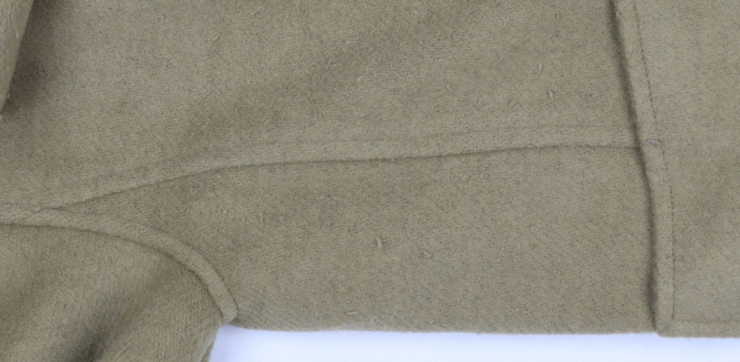 Marks and Spencer Women’s Beige Wool Blend Petite Coat Size 6