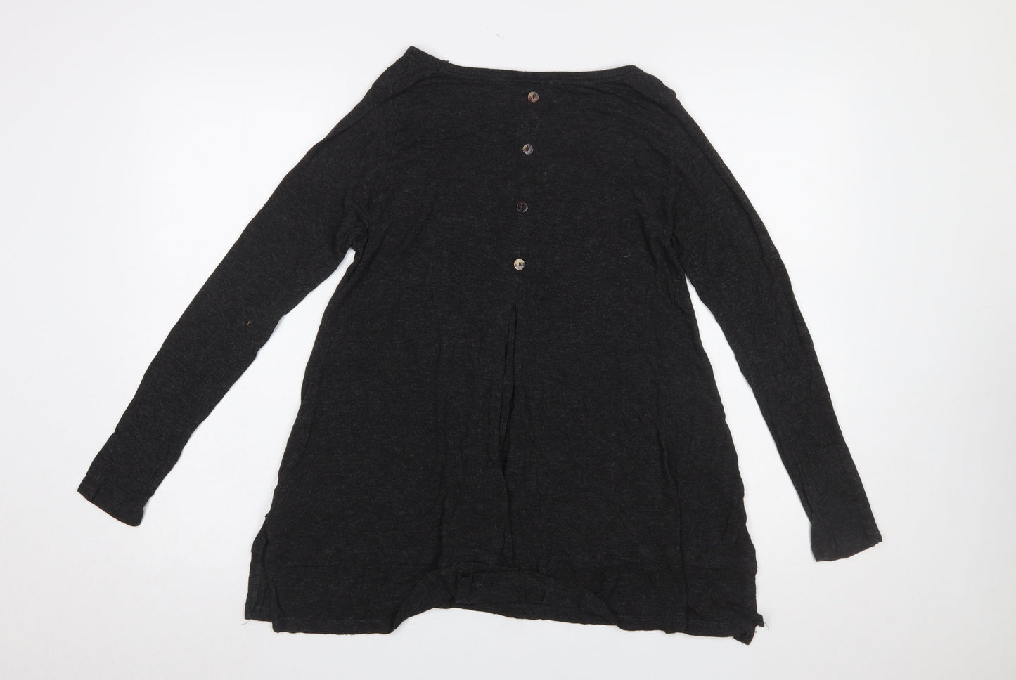 Coin 1804 Women's Black Long Sleeve Tunic Top Size M