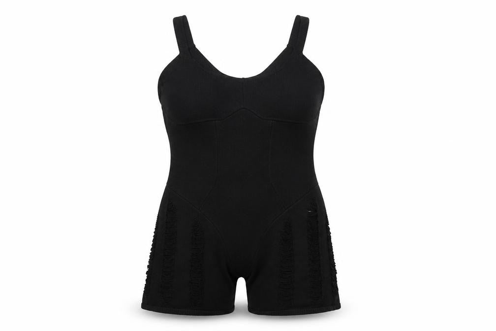 Missyempire Women’s Black Knit Sleeveless Slim Jumpsuit Size S
