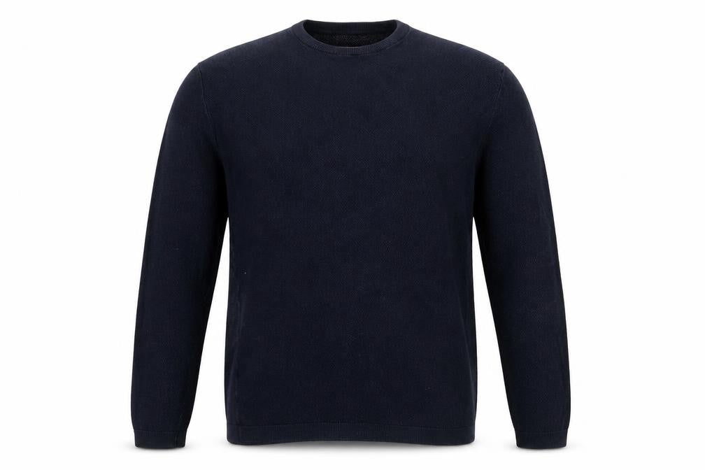 Tom Tailor Men’s Blue XL Crew Neck Classic Knit Jumper