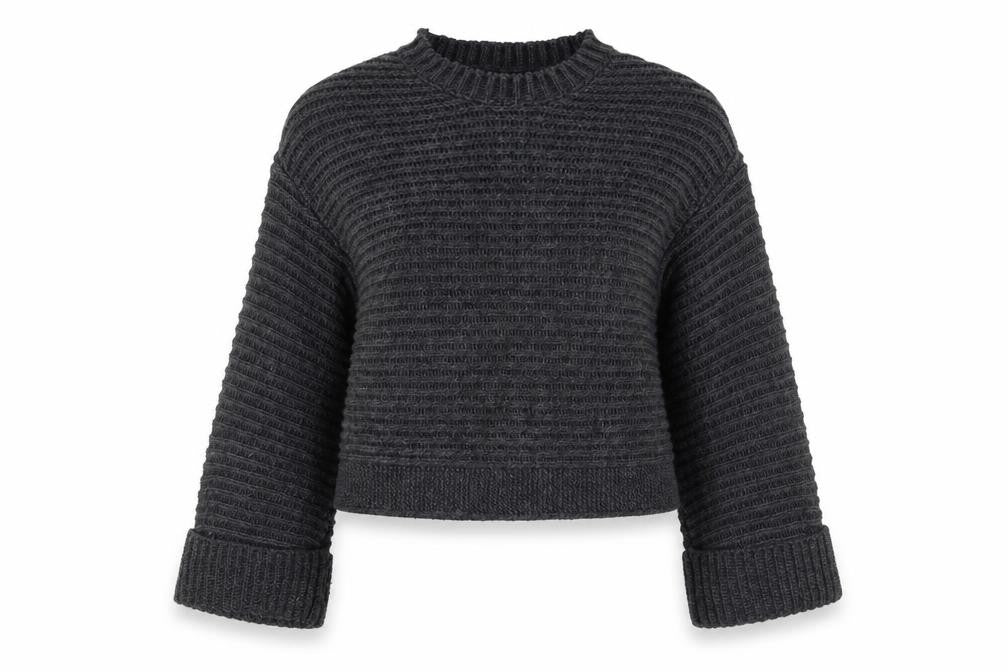ASOS DESIGN Women’s Grey Chunky Knit Pullover Jumper Size S