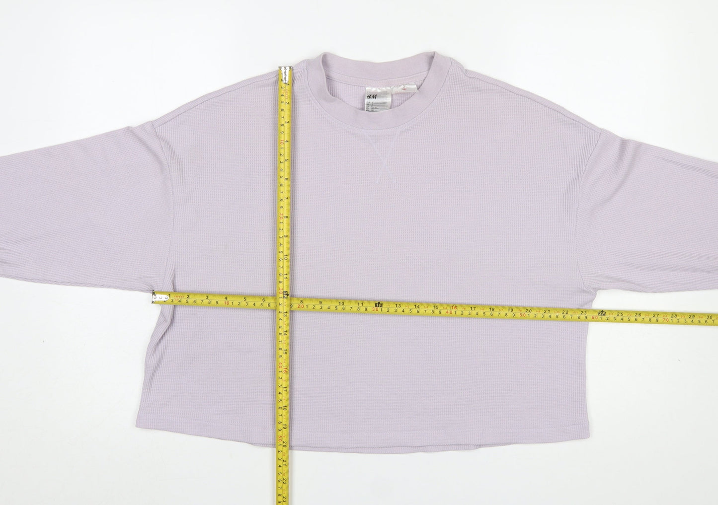 H&M Women’s Lilac Crew Neck Long Sleeve Pullover Sweatshirt Size S