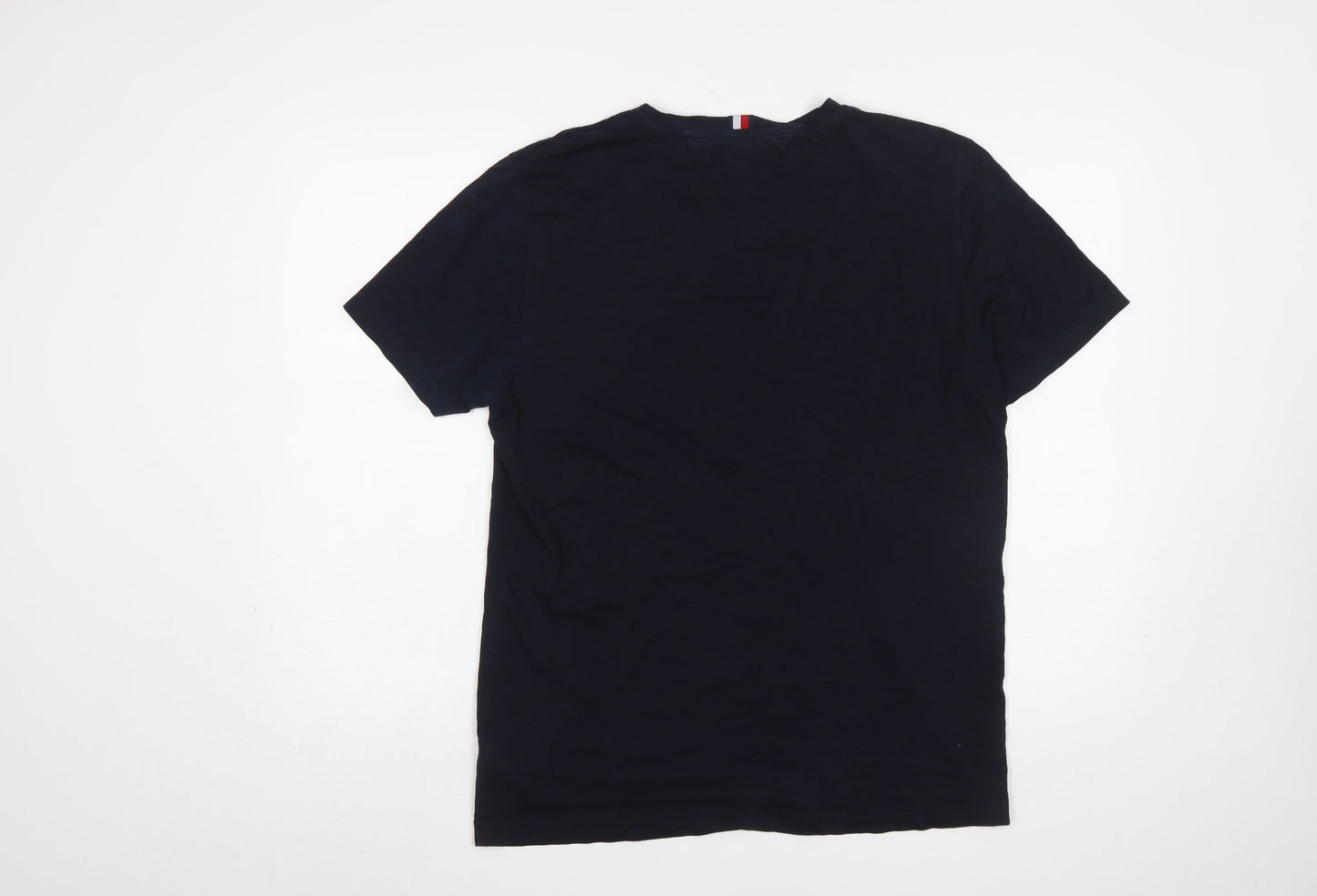 Tommy Hilfiger Men's Blue XL Organic Cotton Crew Neck T-Shirt