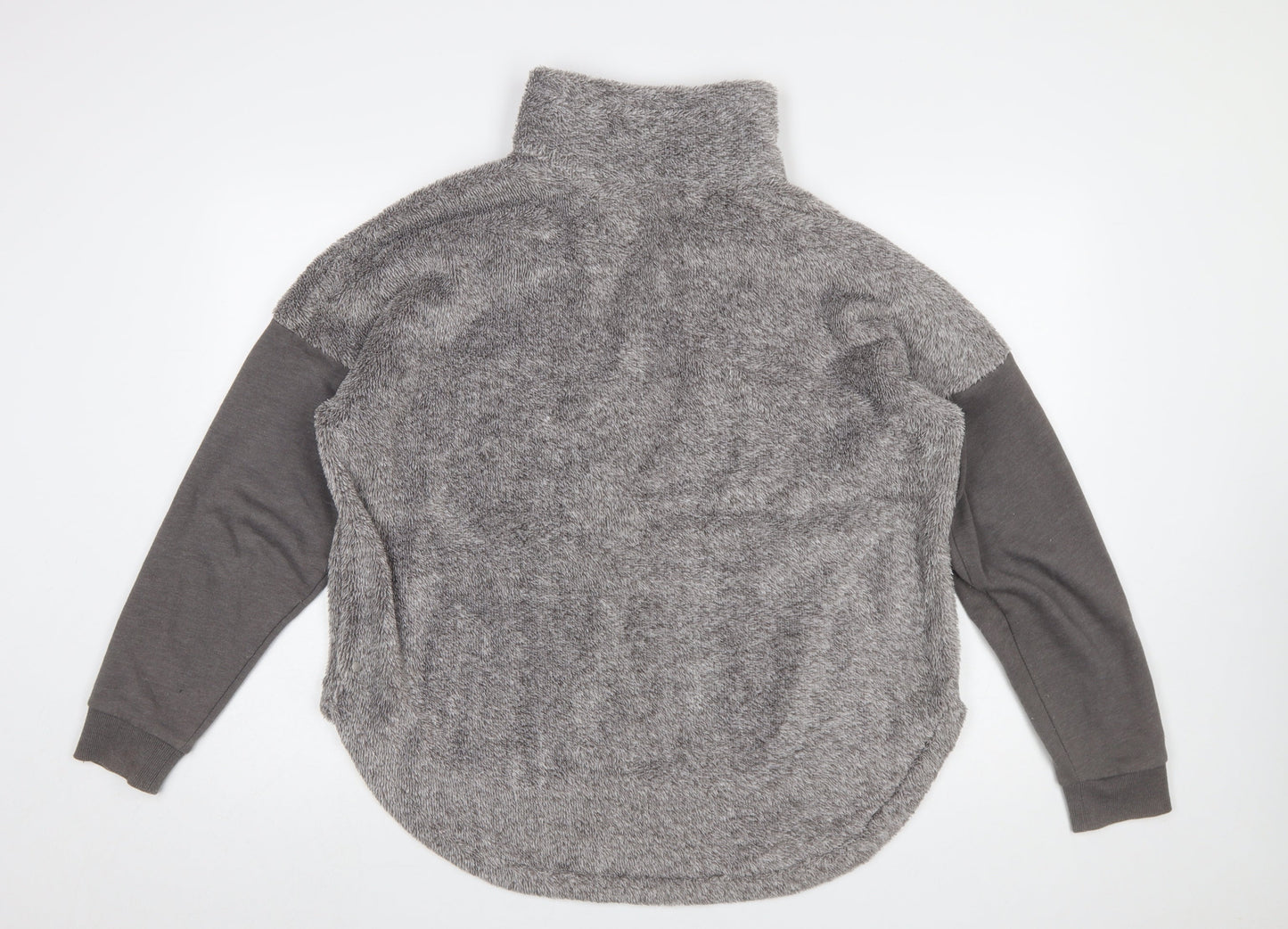 Z by Zella Women’s Grey 1/4 Zip Fleece Pullover Sweatshirt XL