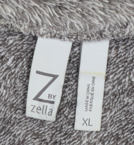 Z by Zella Women’s Grey 1/4 Zip Fleece Pullover Sweatshirt XL