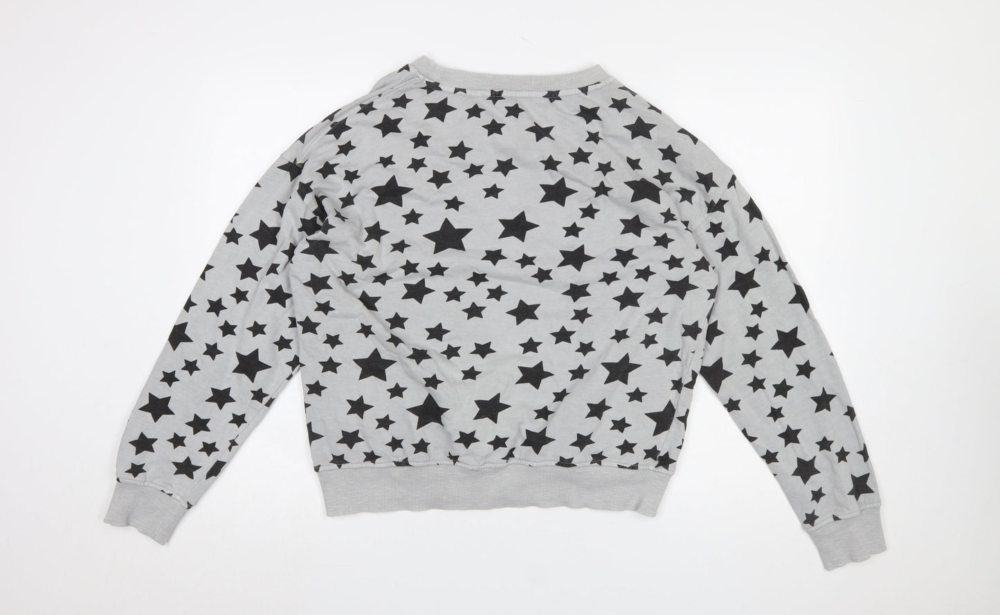 Regatta Great Outdoors Women's Grey Star Print Cotton Sweatshirt UK 10