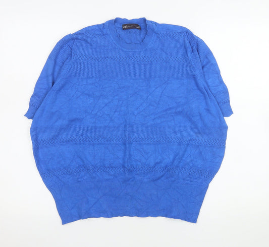 Marks and Spencer Women’s Blue Knit Short Sleeve Blouse Size 20