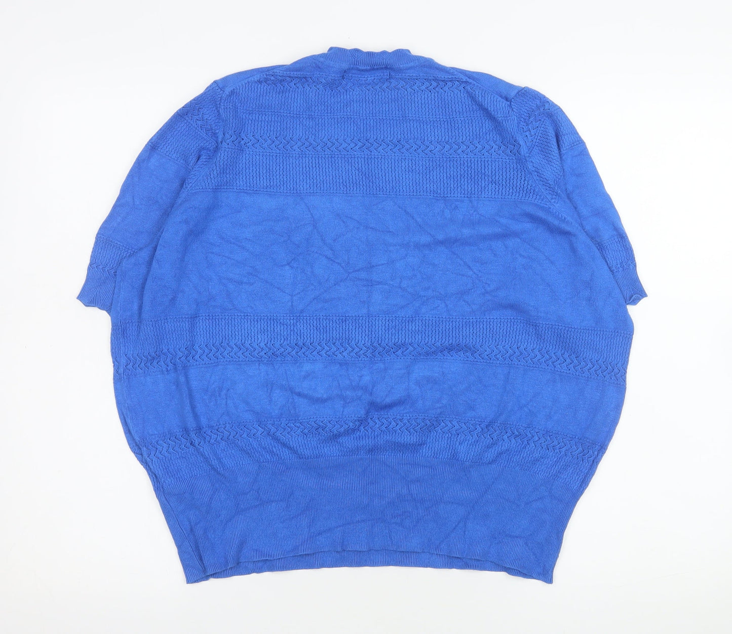 Marks and Spencer Women’s Blue Knit Short Sleeve Blouse Size 20