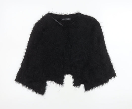 Atmosphere Women’s Black Fluffy Cape Jumper Size 12
