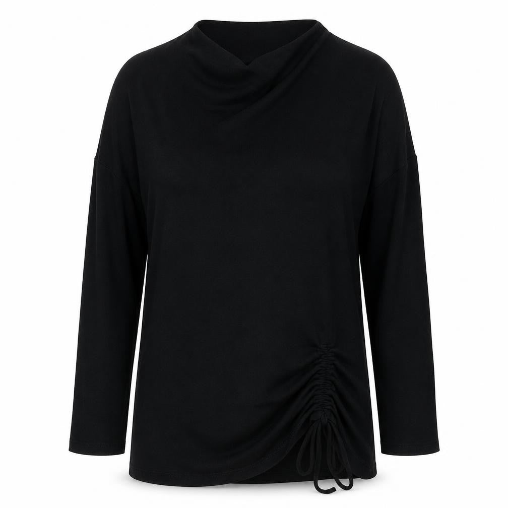 Phase Eight Women’s Black Long Sleeve Cowl Neck Tunic Top UK 8