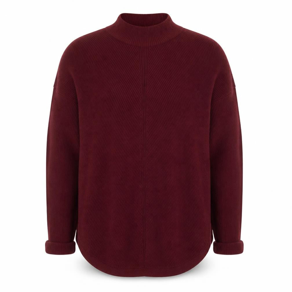 Old Navy Men's Red Mock Neck Pullover Jumper Size L Cotton Blend