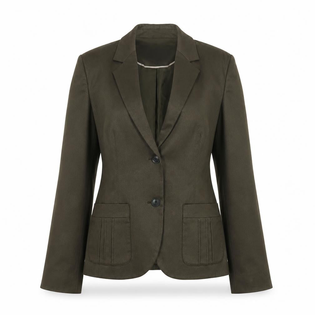 Next Womens Brown Blazer Jacket Size 10 Regular Fit Two Button