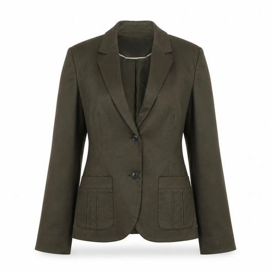 Next Womens Brown Blazer Jacket Size 10 Regular Fit Two Button