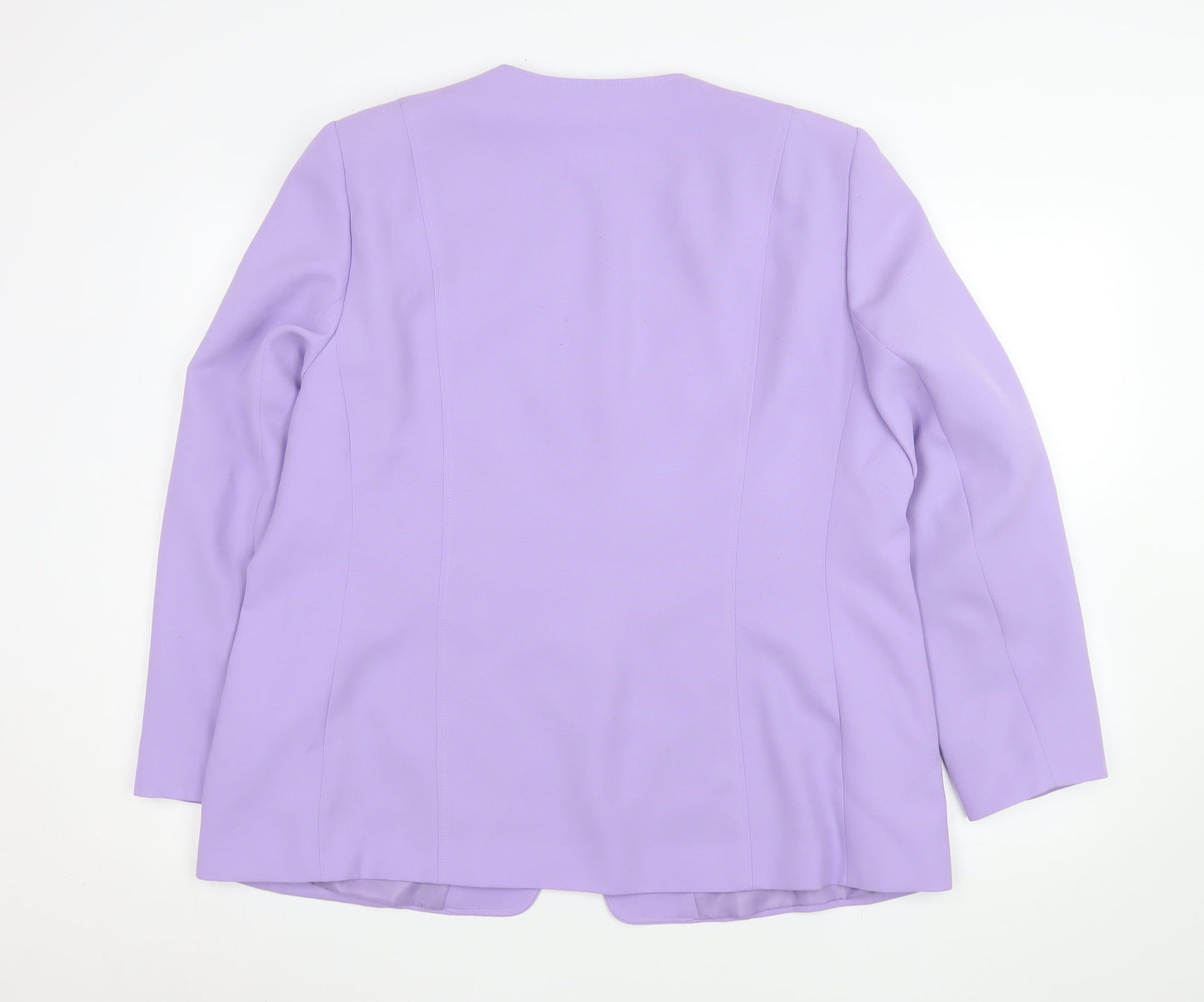 Eastex Heirloom Womens Lilac Suit Jacket Blazer UK 20 Classic Long Sleeve