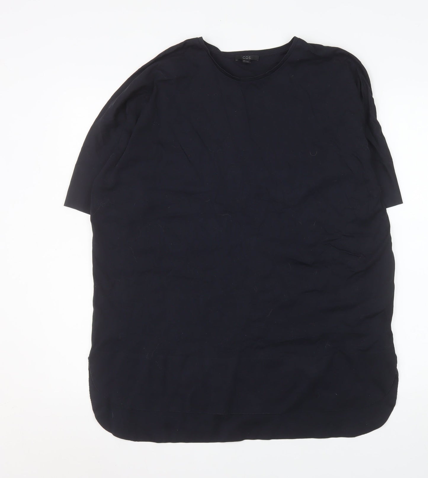 COS Mens Black Cotton Short Sleeve Crew Neck T-Shirt Size S