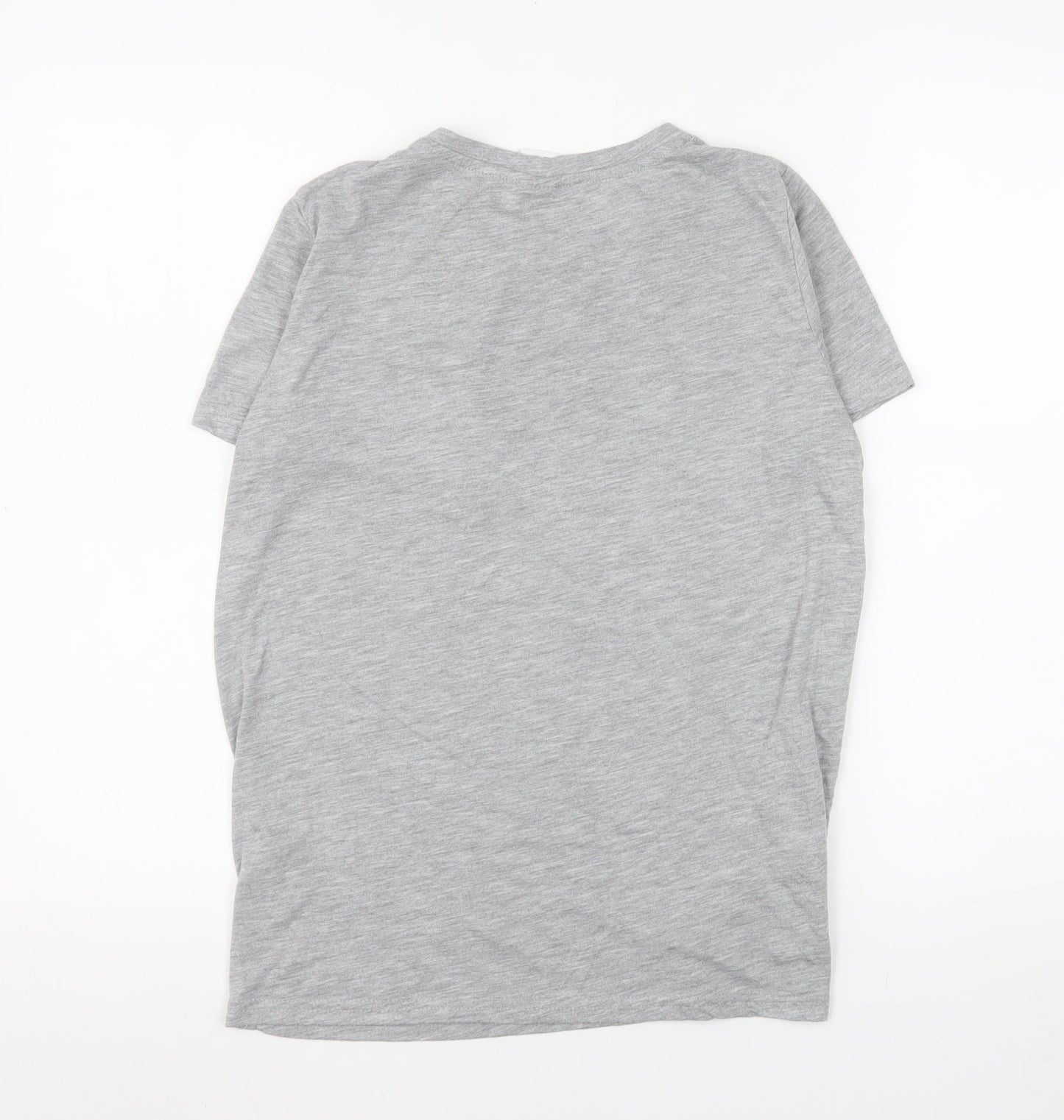 Atmosphere Women’s Grey Cartoon Embroidered T-Shirt Size 12