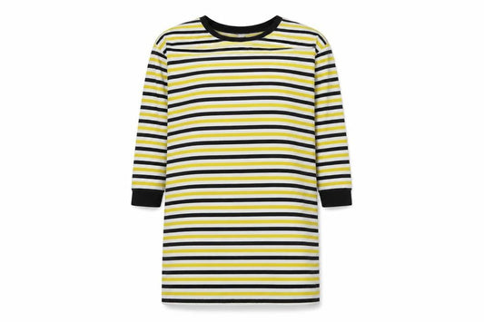 ASOS Women’s Multicoloured Striped Cotton Jersey T-Shirt Dress Size 12