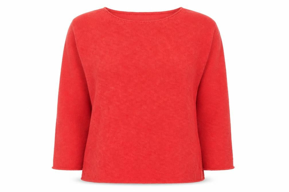 Marks & Spencer Women’s Red Long Sleeve Crew Neck Pullover Jumper Size M