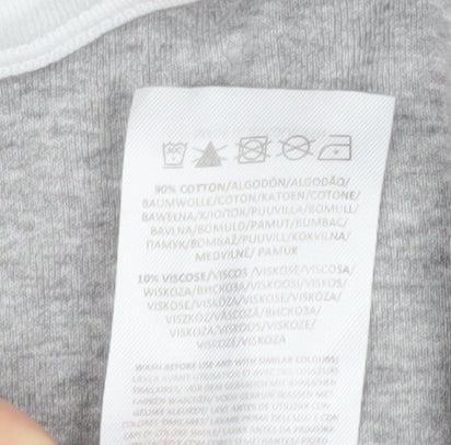 Brave Soul Women's Grey Long Sleeve Sports T-Shirt Size M