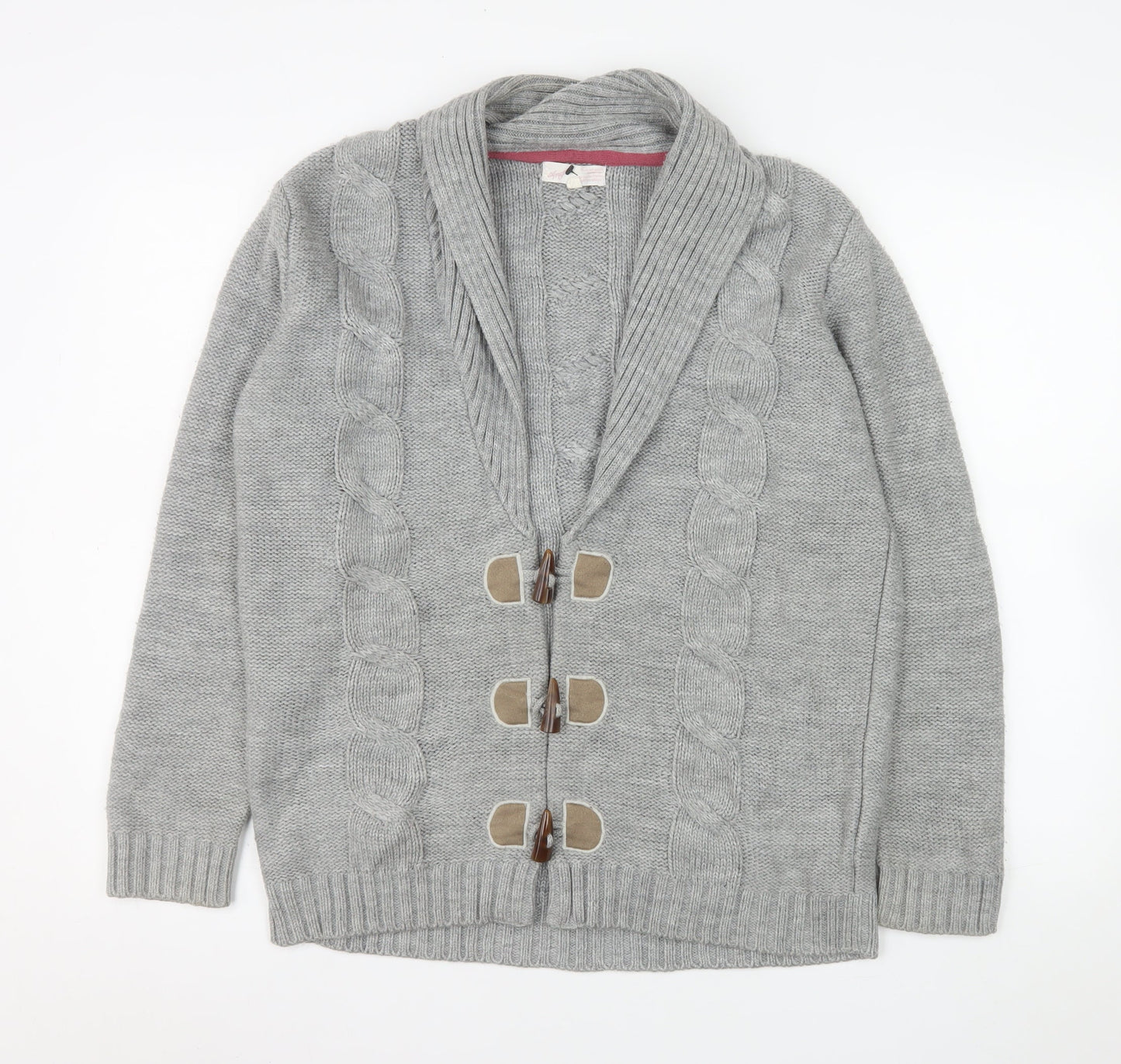 Marks and Spencer Women’s Grey Cable Knit Cardigan Medium