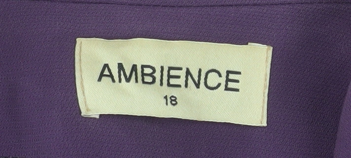 Ambience Women Purple Size 18 Classic Blazer Jacket
