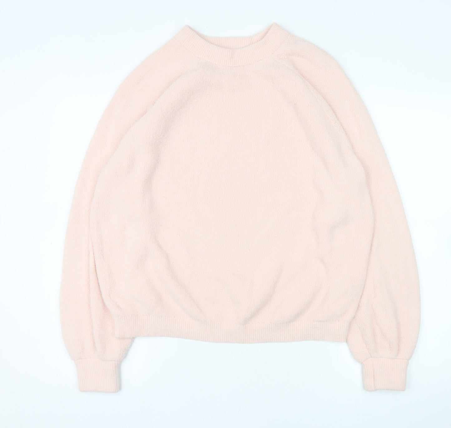 Marks and Spencer Women Pink Pullover Sweatshirt Medium 100% Polyamide