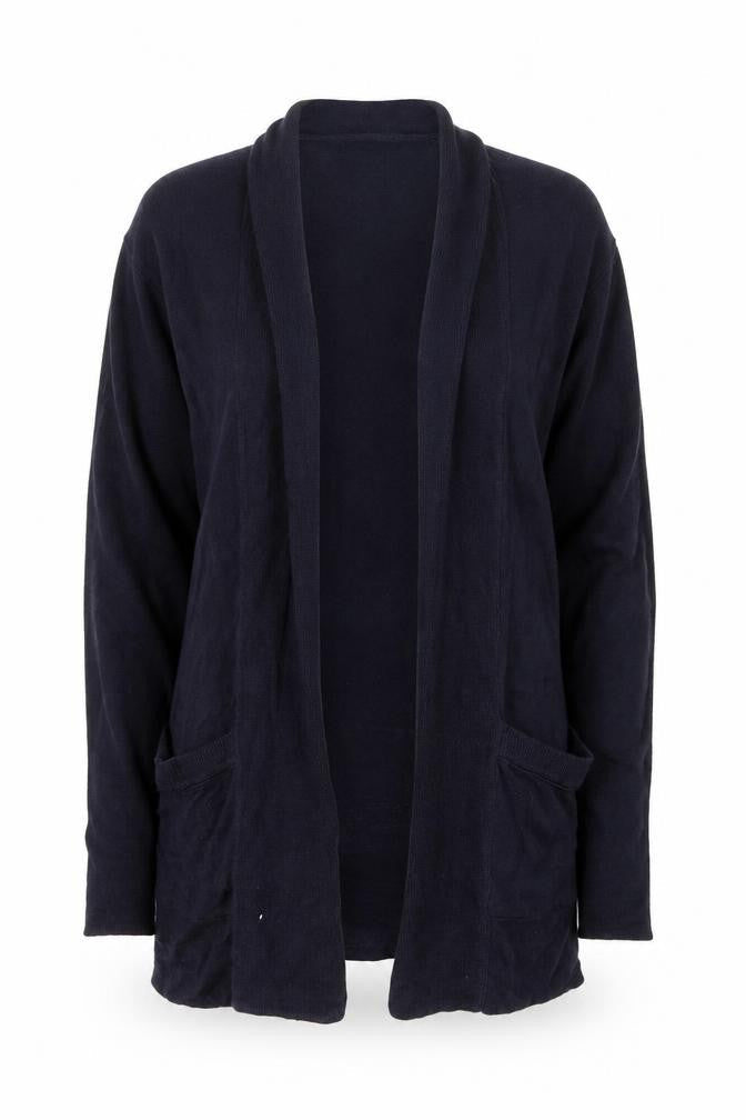 Gap Women’s Black Cotton Blend Open Front Cardigan Size S
