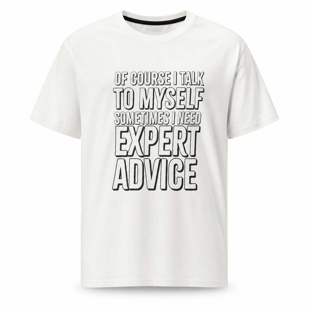 Alphar One Mens White 2XL Funny Graphic Cotton Crew Neck T-Shirt