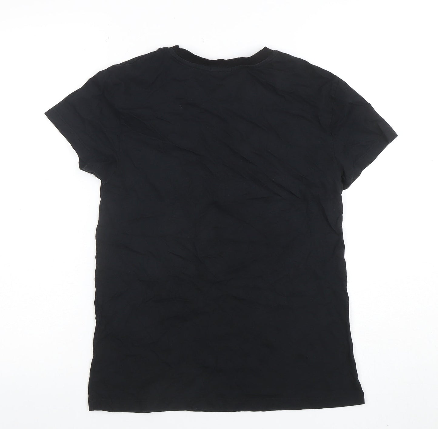 Stradivarius Womens Black Graphic Rouge Watermelon T-Shirt Size S