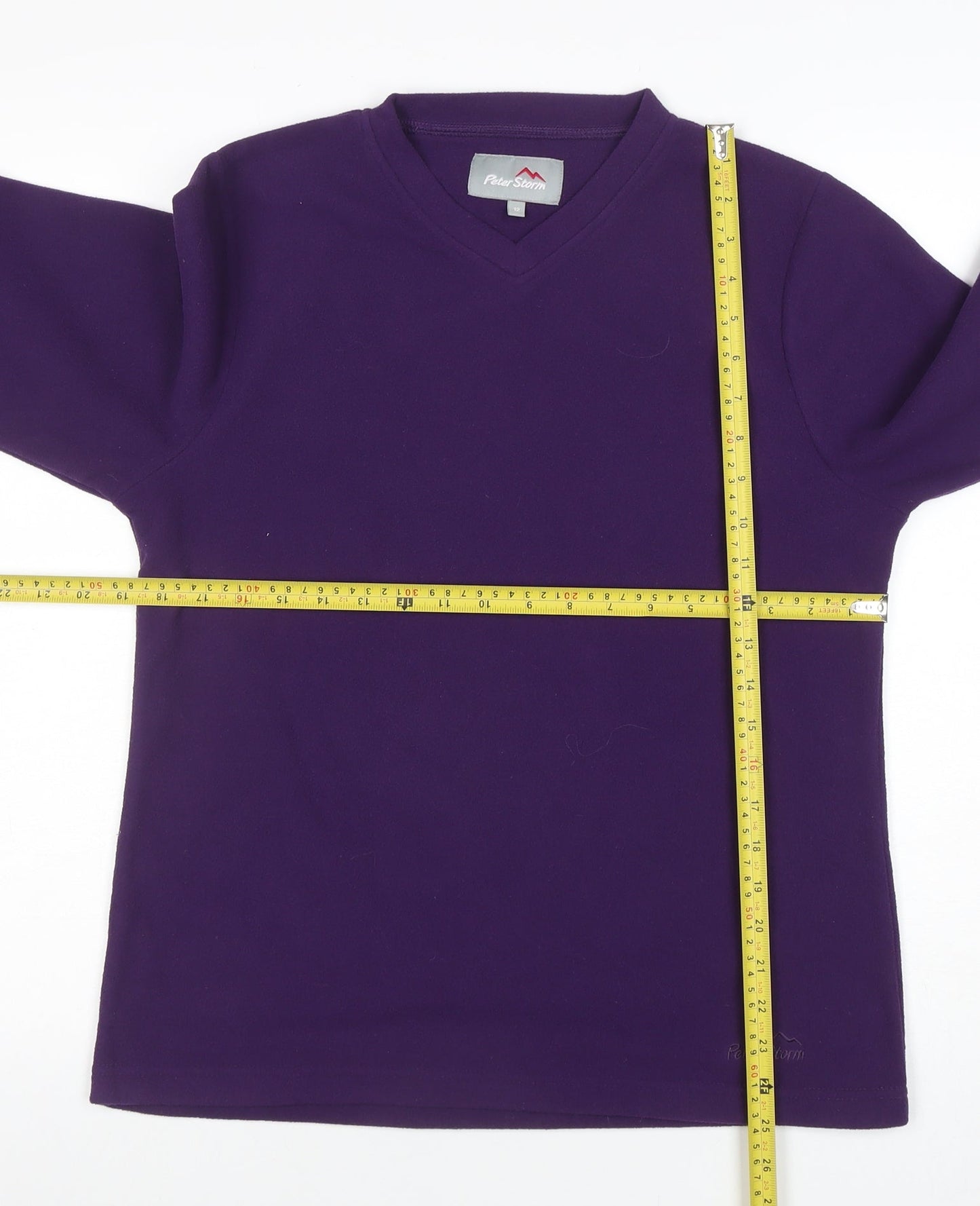 Peter Storm Women's Purple Fleece Pullover Sweatshirt Size 12