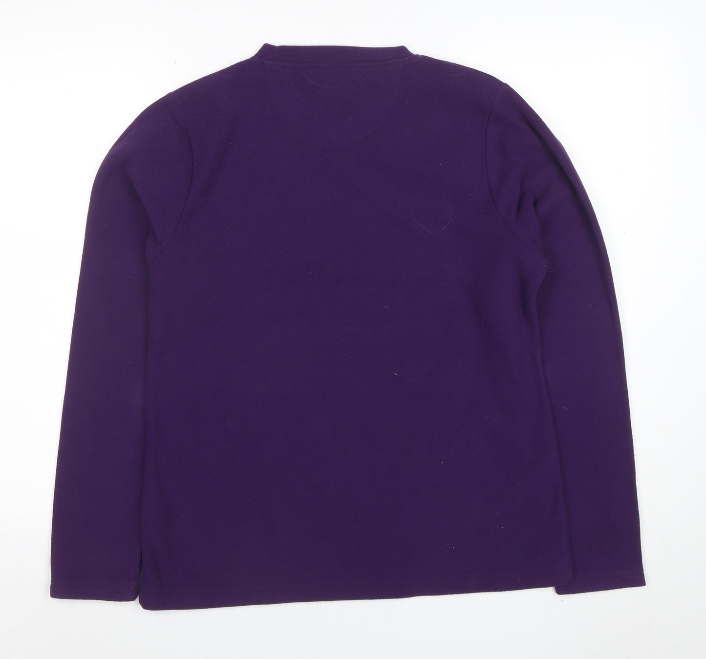 Peter Storm Women's Purple Fleece Pullover Sweatshirt Size 12