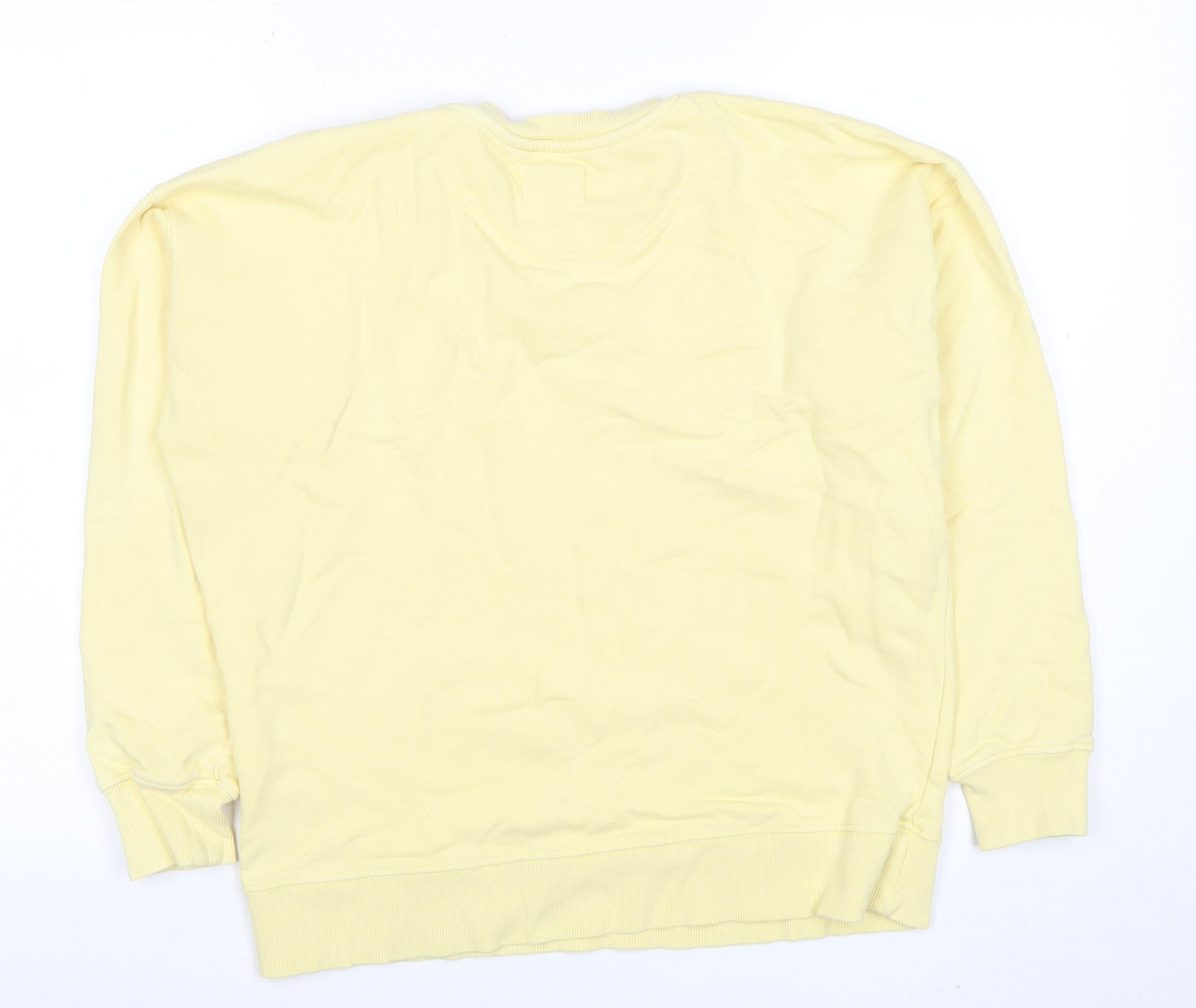Hush Women's Yellow XS Crew Neck Organic Cotton Sweatshirt