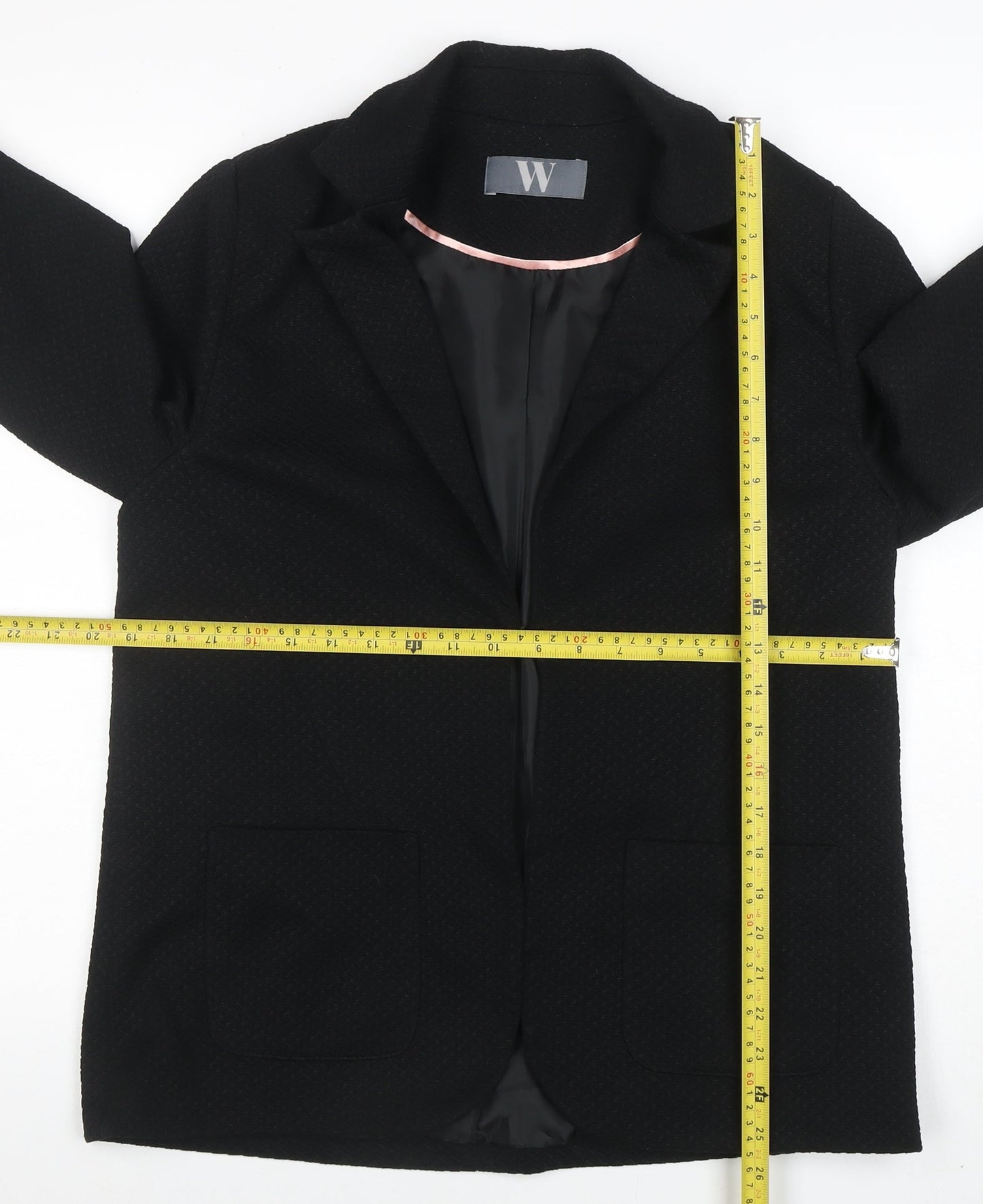 BHS Women Black Blazer Jacket Size 16 Classic Workwear